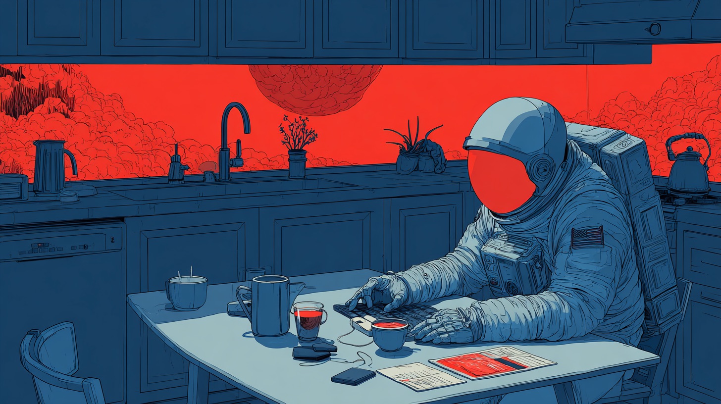 boopiered_An_astronaut_designing_business_cards_and_branding_ma_942bce20-392e-45ee-9c01-e1e11ad34e8e